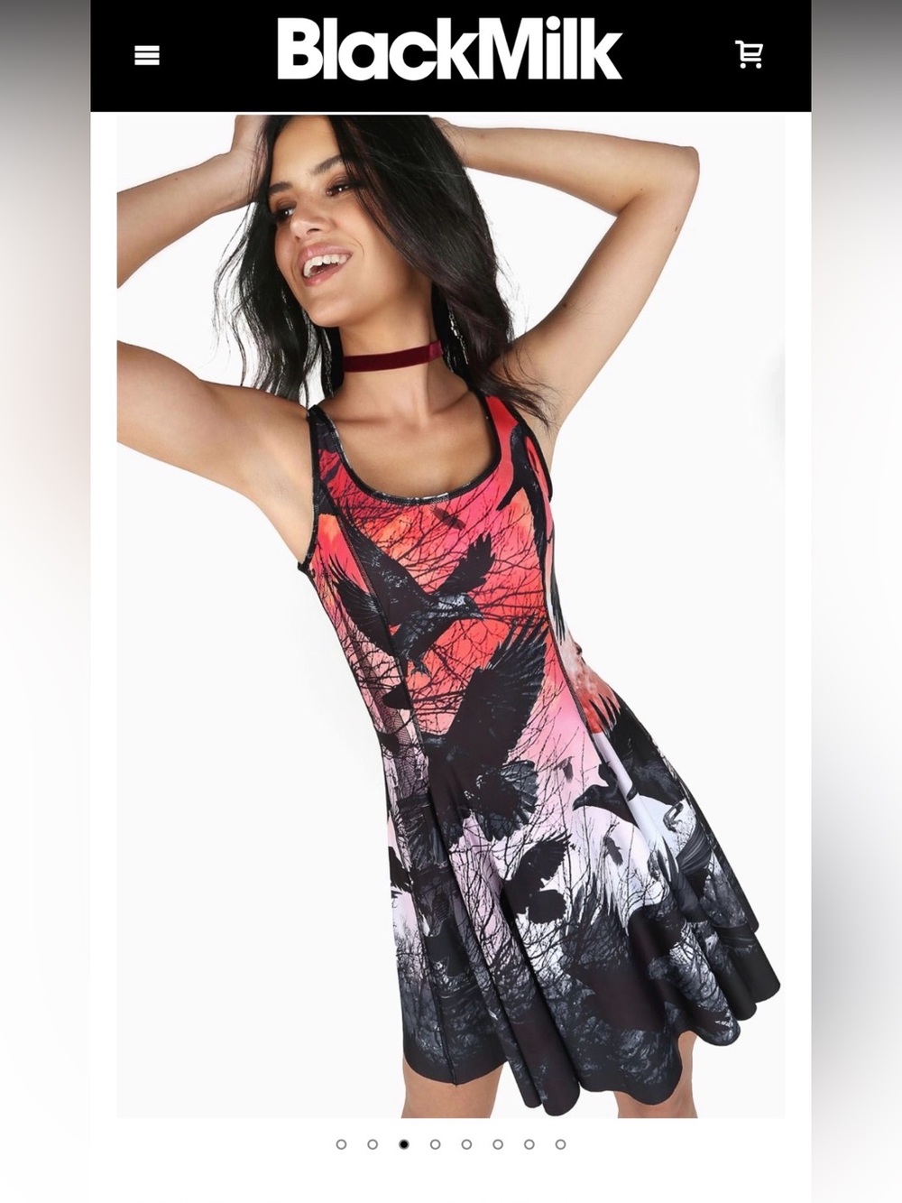 Black Milk Magic Death vs Murder inside out dress Size XS